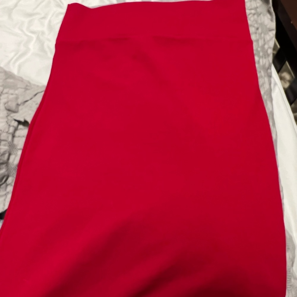 Large Agnes and Dora Red Pencil Skirt